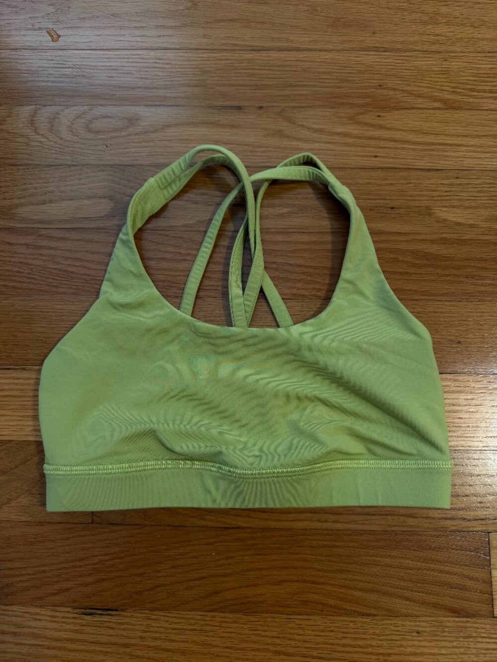 Lululemon Green Strappy Back Sports Bra | size 4 - Picture 1 of 3